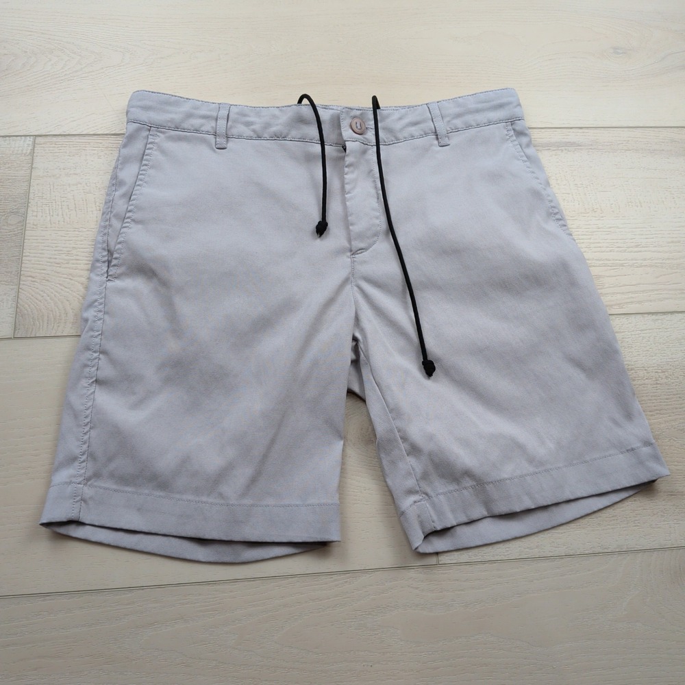 Outlier F. Cloth Bigs Shorts Mens 32 Light Gray Nylon Stretch Water Resistant